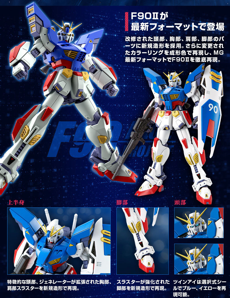 MG 1/100 Gundam F90II I type - P-Bandai 1/100