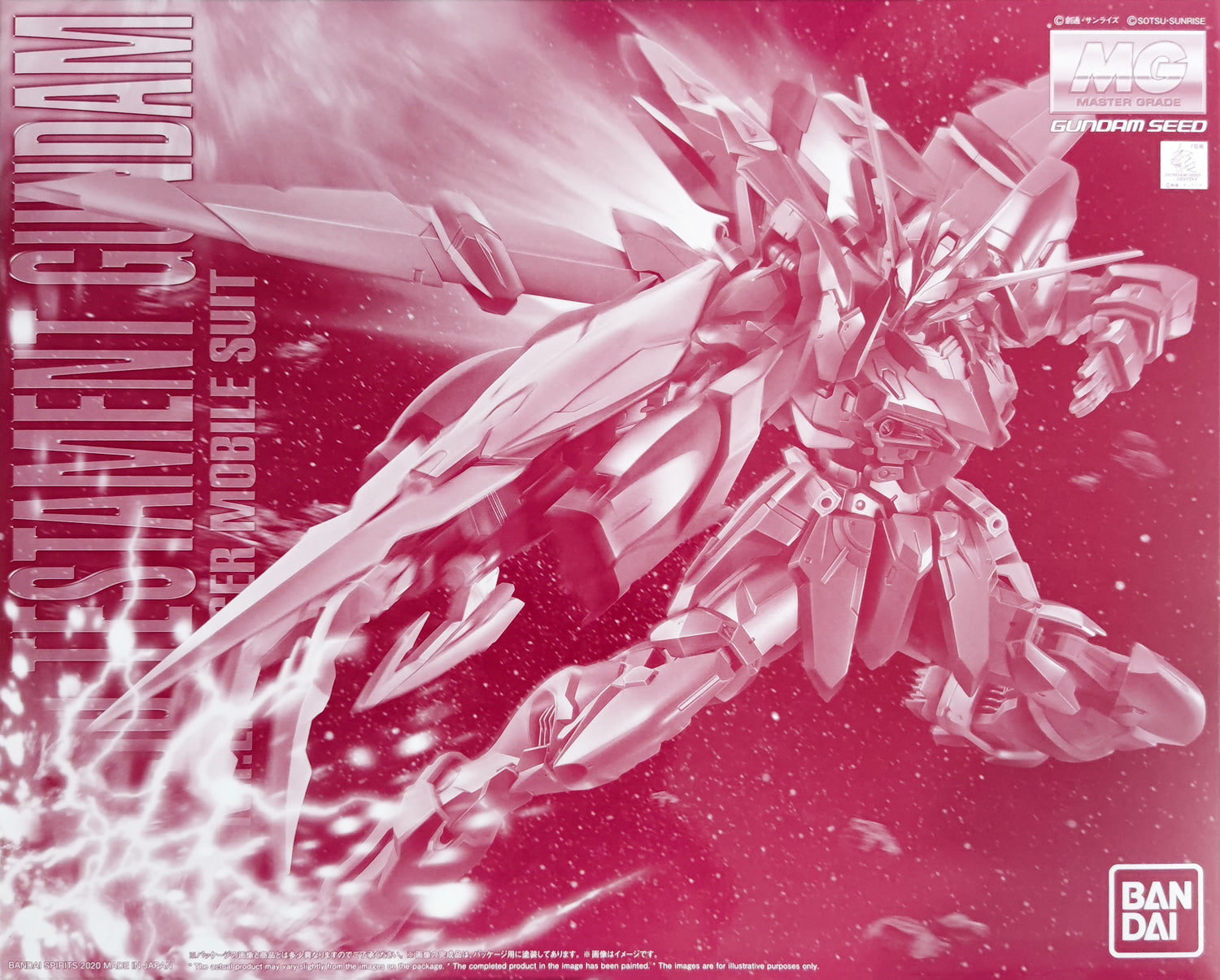MG RGX-00 Testament Gundam  - P-Bandai 1/100