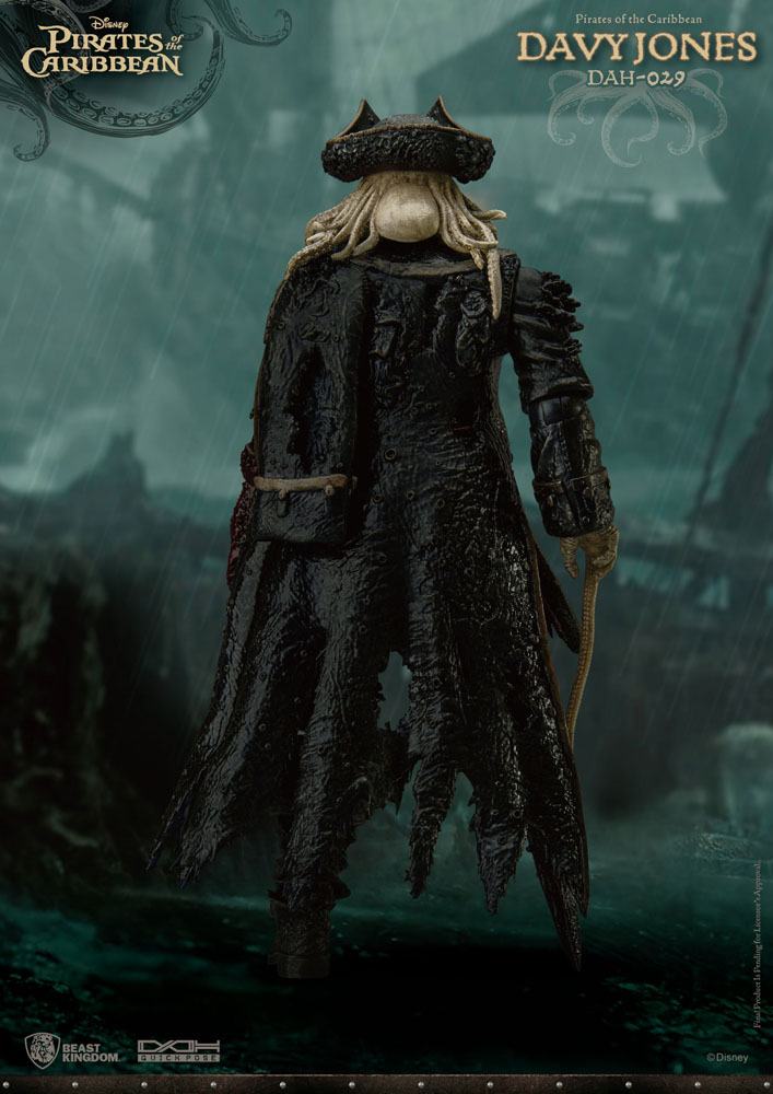 Pirates of the Caribbean Dynamic 8ction Heroes Action Figure 1/9 Davy Jones 20 cm