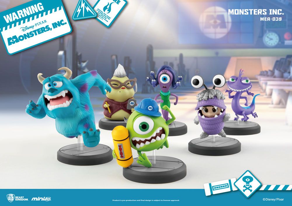 Monsters, Inc. Mini Egg Attack Figure 6-pack 10 cm