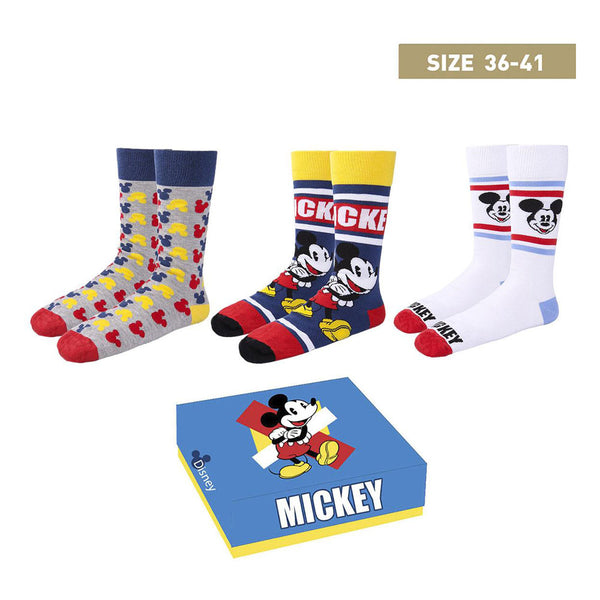 Disney Socks 3-Pack Mickey Mouse 36-41