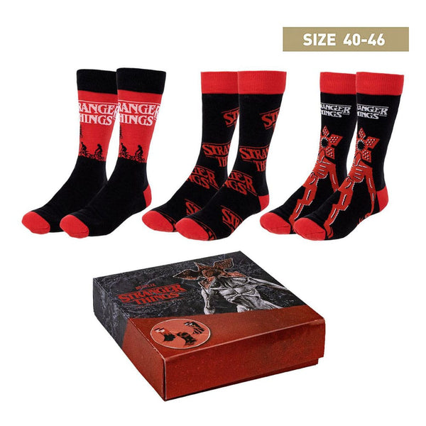 Stranger Things Socks 3-Pack 40-46