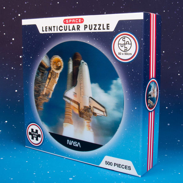 NASA Lenticualar Puzzle Space Shuttle (500 pieces)
