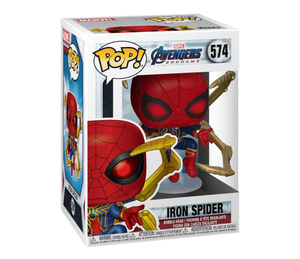 Avengers: Endgame POP! Movies Vinyl Figure Iron Spider w/Nano Gauntlet 9 cm
