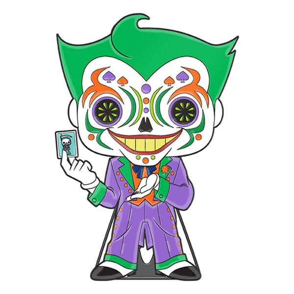 DC Comics DOTD Loungefly POP! Enamel Pin Joker (Glow-in-the-Dark) 10 cm