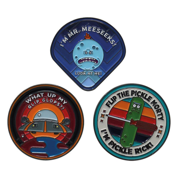 Rick & Morty Pin Badge Set Limited Edition