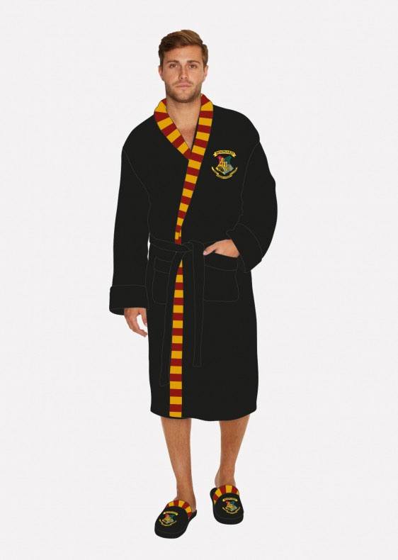 Harry Potter Fleece Bathrobe Hogwarts