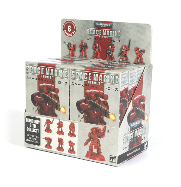 Warhammer 40.000 Space Marine Heroes Miniatures Blood Angels Collection 1 Display (8)