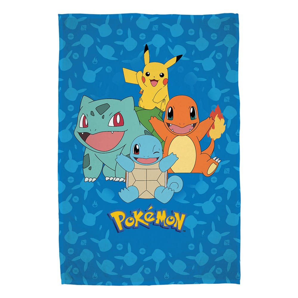 Pokemon Fleece Blanket Starter Pokemon 130 x 160 cm