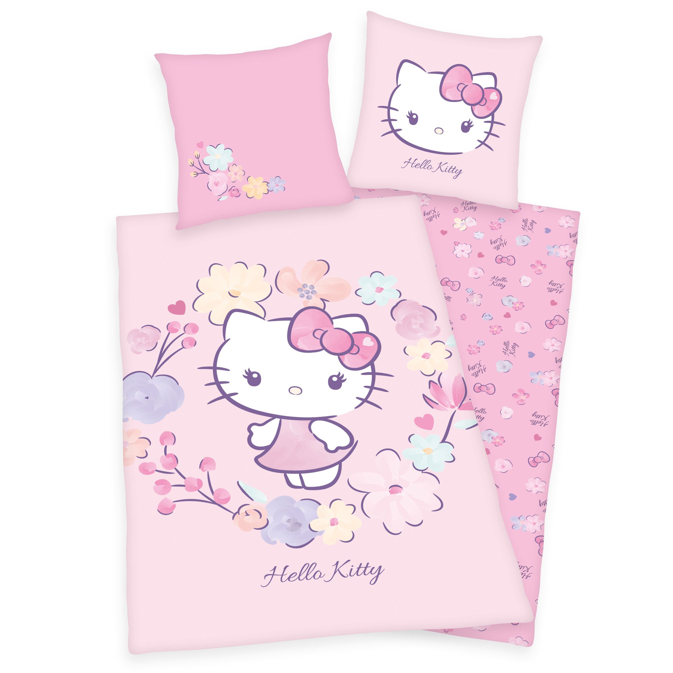 Hello Kitty Duvet Set Hello Kitty 135 x 200 cm / 80 x 80 cm