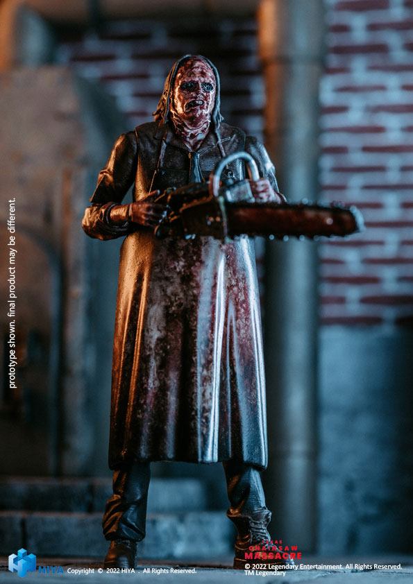 Texas Chainsaw Massacre (2022) Exquisite Mini Action Figure 1/18 Leatherface Slaughter Version 11 cm