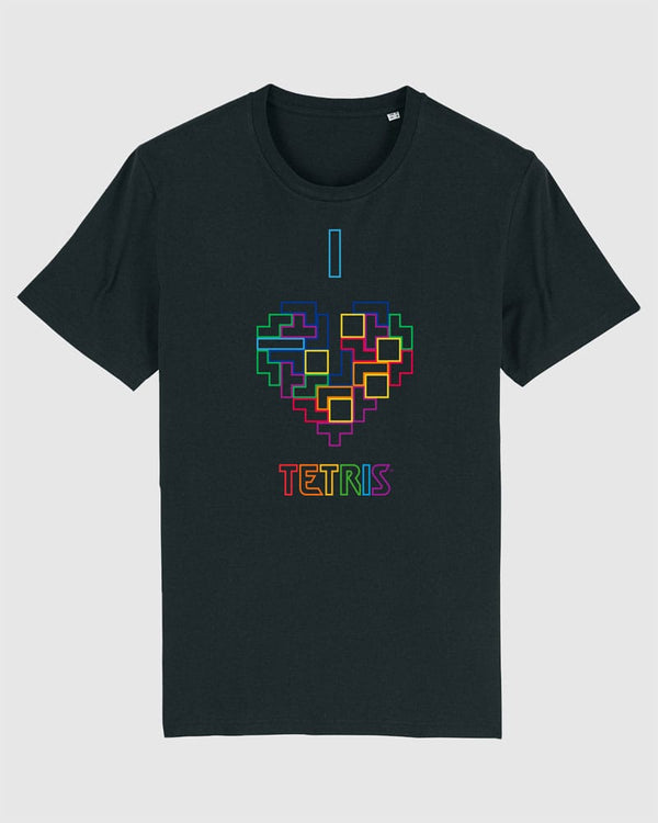 Tetris T-Shirt I Love Tetris Size L