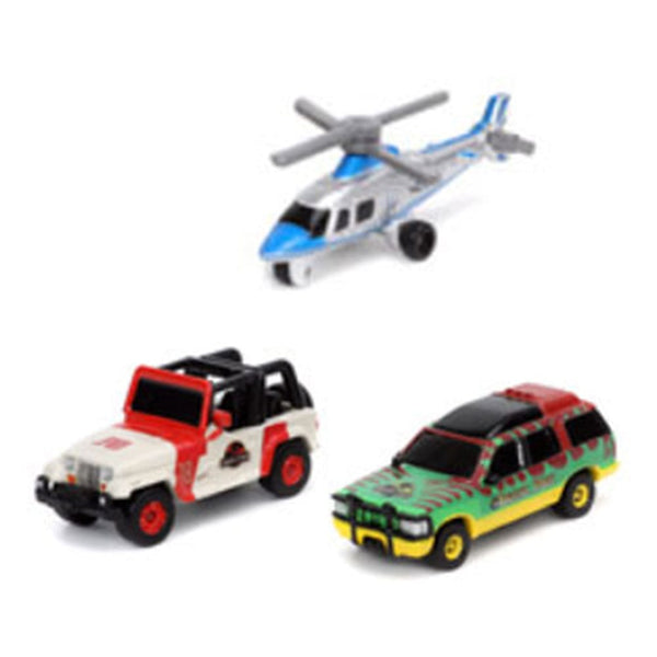 Jurassic World Nano Halloywood Cars Diecast Mini Cars 4-Pack