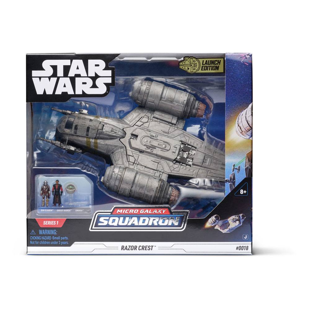 Star Wars Micro Galaxy Squadron Vehicle with Figures with Figures Razor Crest 20 cm - Damaged packaging