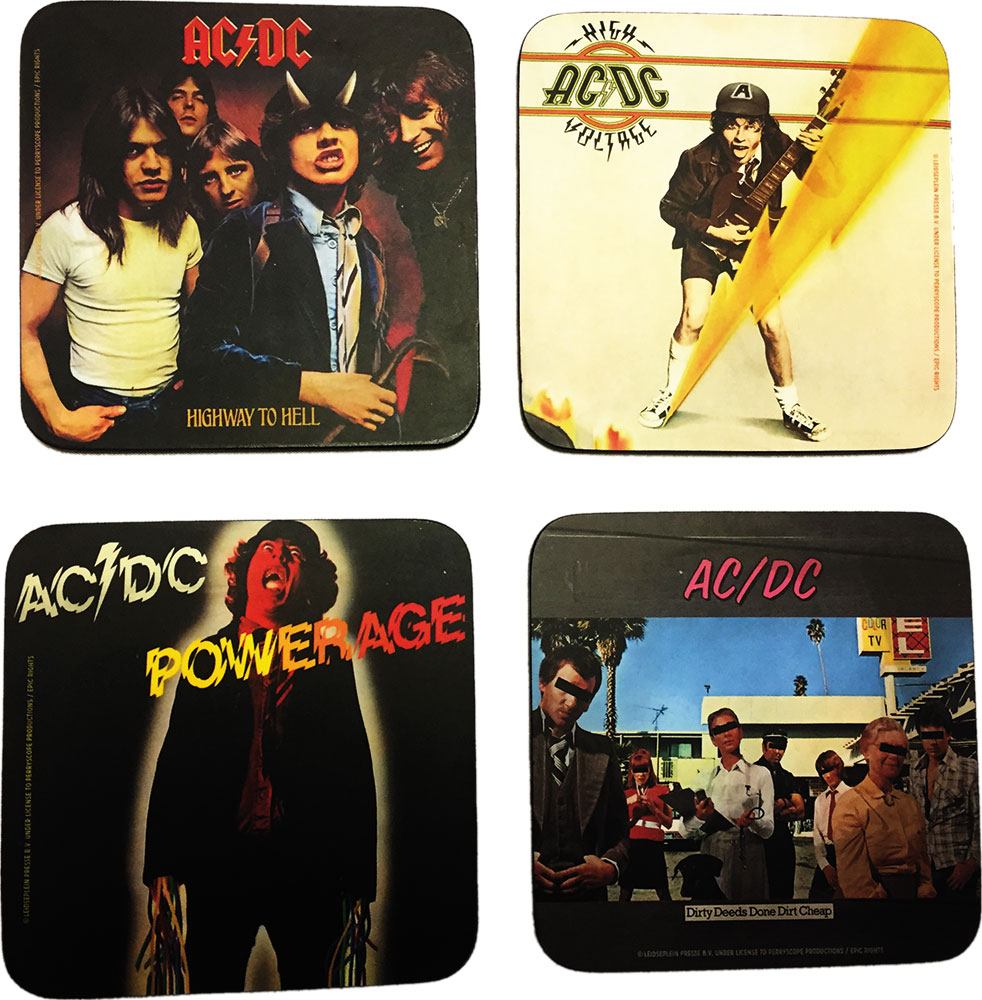 AC/DC Coaster Pack (4)
