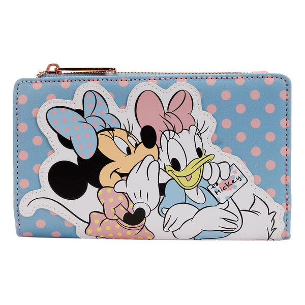 Disney by Loungefly Wallet Minnie Daisy  Pastel Color Dots