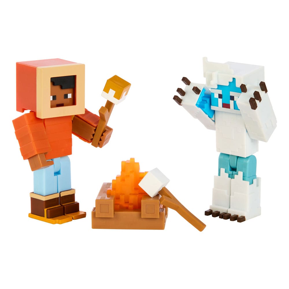 Minecraft Creator Series Action Figure Expansion Pack Mount Enderwood Yeti Scare 8 cm