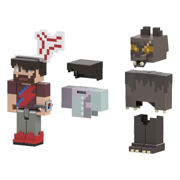 Minecraft Creator Series Action Figure Expansion Pack Rugarou & Anger Vein 8 cm