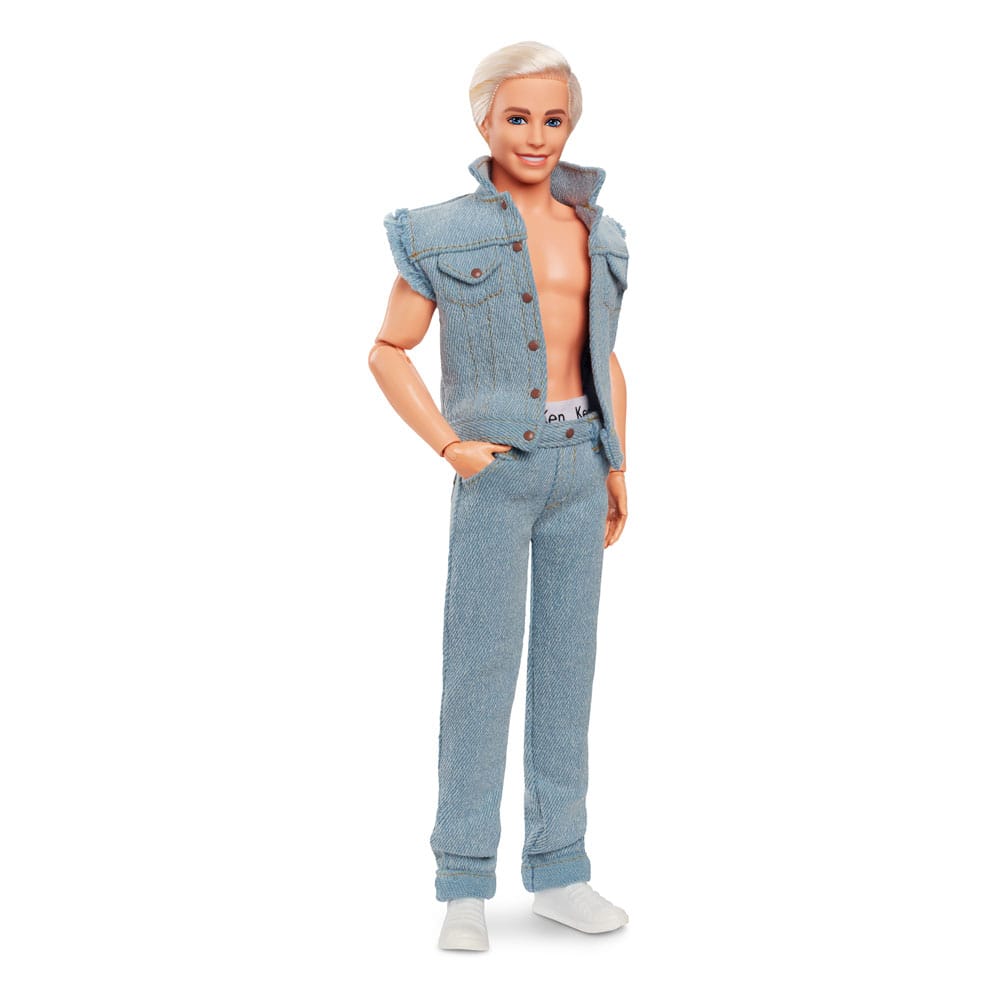 Barbie The Movie Doll Ken Wearing Denim Matching Set - Damaged packaging