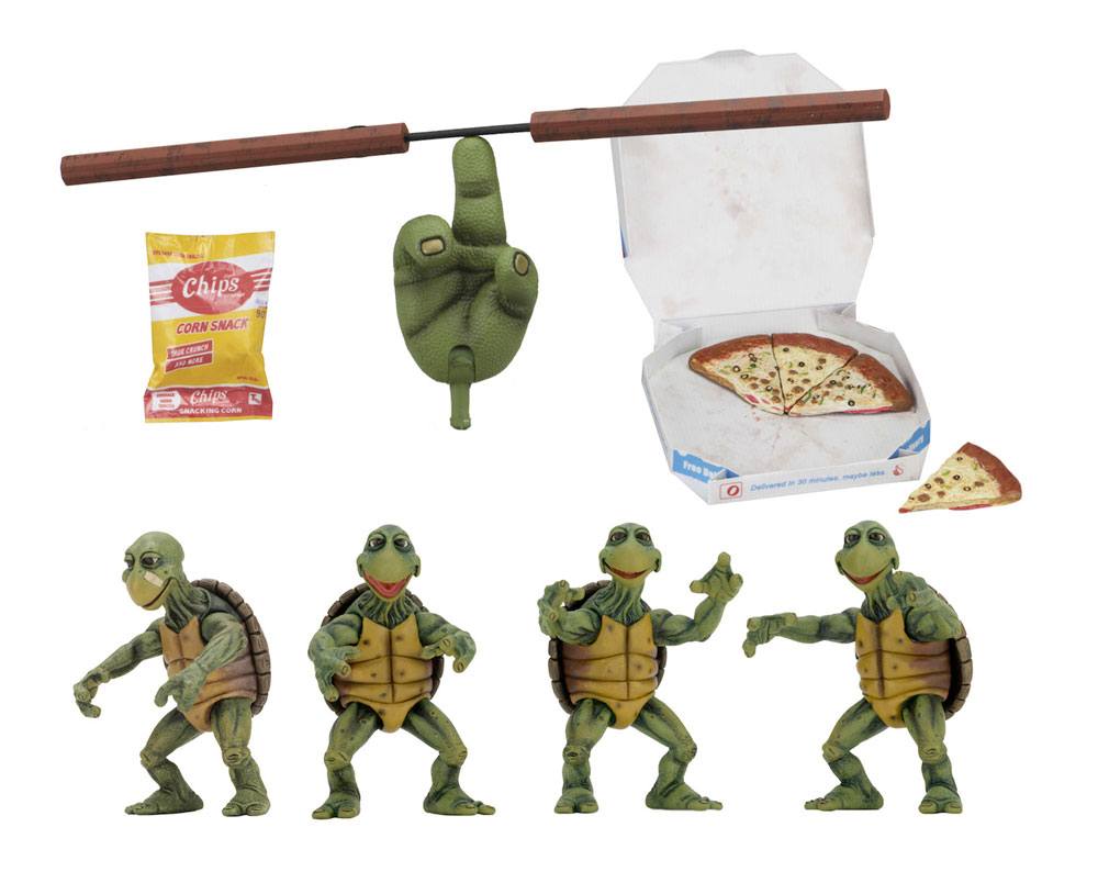 Teenage Mutant Ninja Turtles Action Figure 4-Pack 1/4 Baby Turtles 10 cm