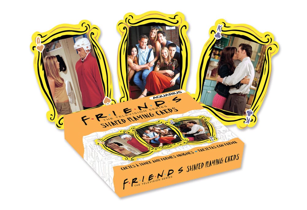 Friends Playing Cards Shaped Scenes