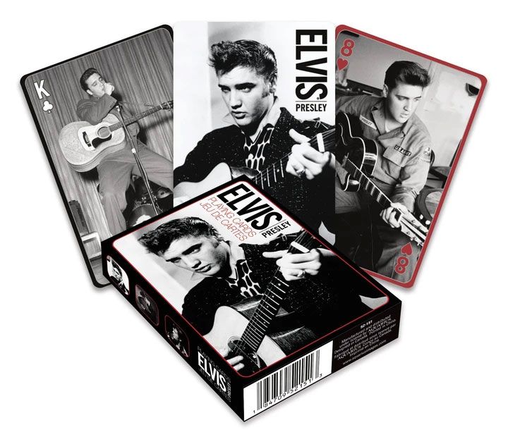 Elvis Presley Playing Cards Black & White