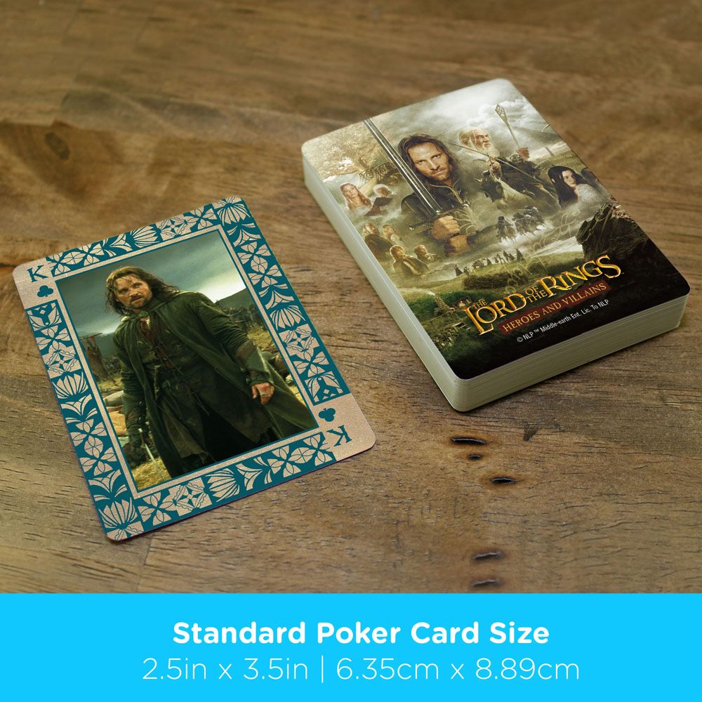Lord of the Rings Playing Cards Heroes and Villains