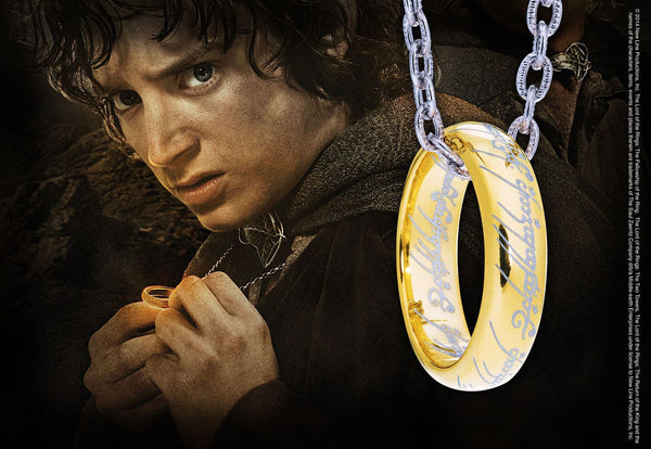 Lord of the Rings Ring with Chain The One Ring (Sterling Silver)