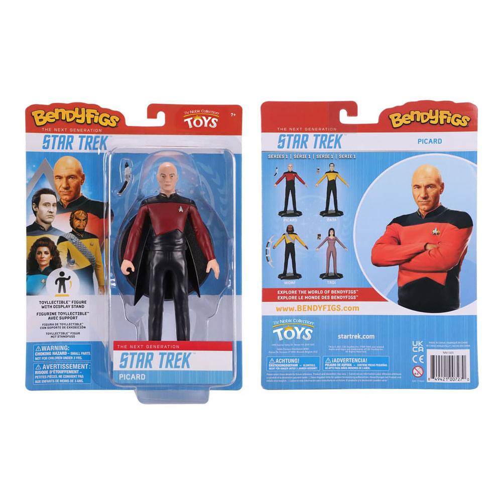 Star Trek: The Next Generation Bendyfigs Bendable Figure Capt. Picard 19 cm