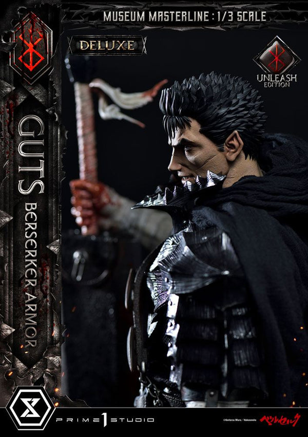 Berserk Museum Masterline Statue 1/3 Guts Berserker Armor Unleash Edition Deluxe Bonus Version 121 cm