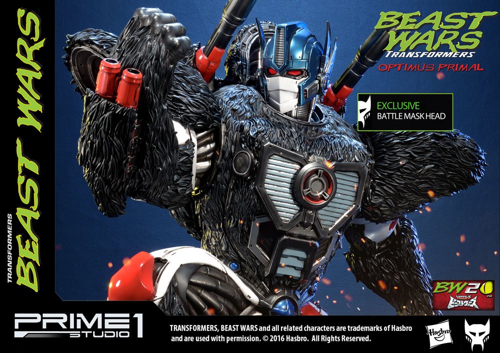 Transformers Beast Wars 1/3 Statues Optimus Primal & Optimus Primal Exclusive 63 cm Assortment (3)