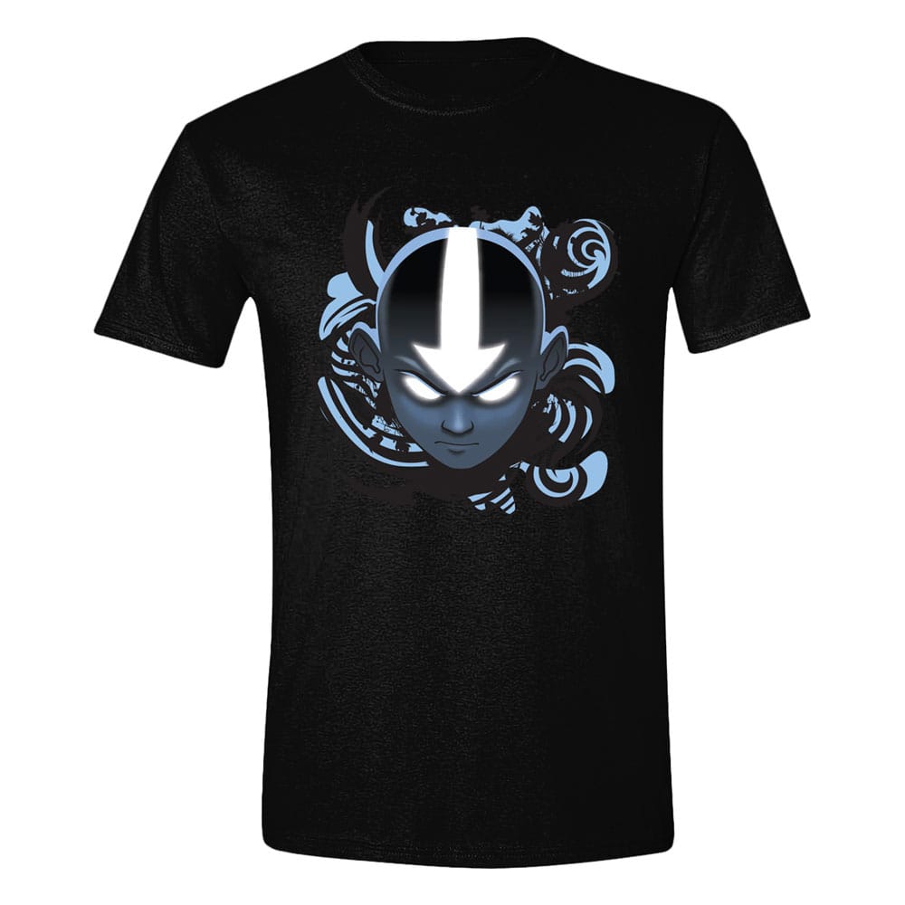 Avatar: The Last Airbender T-Shirt Avatar Aang Blue Stare Size L