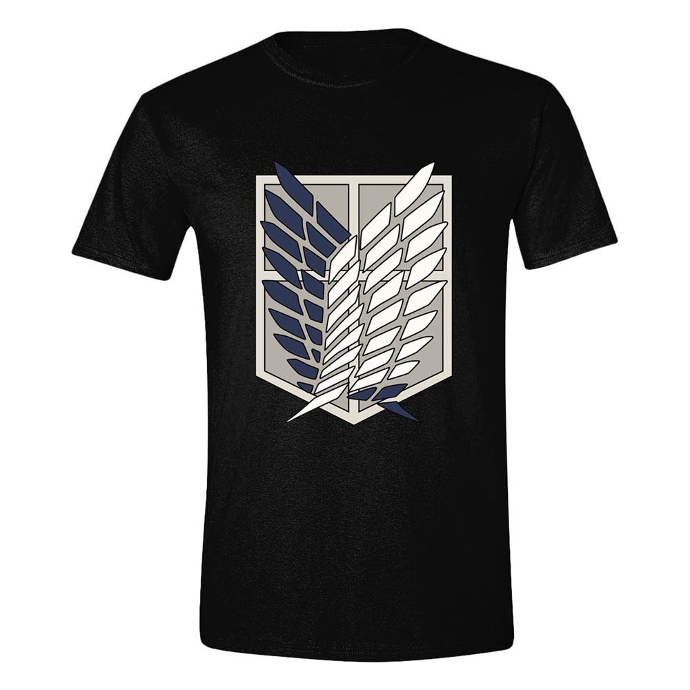 Attack on Titan T-Shirt Scout Shield Size M