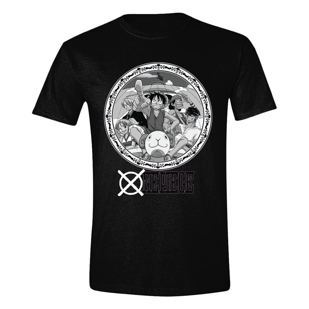 One Piece T-Shirt Luffy Pointing Size S