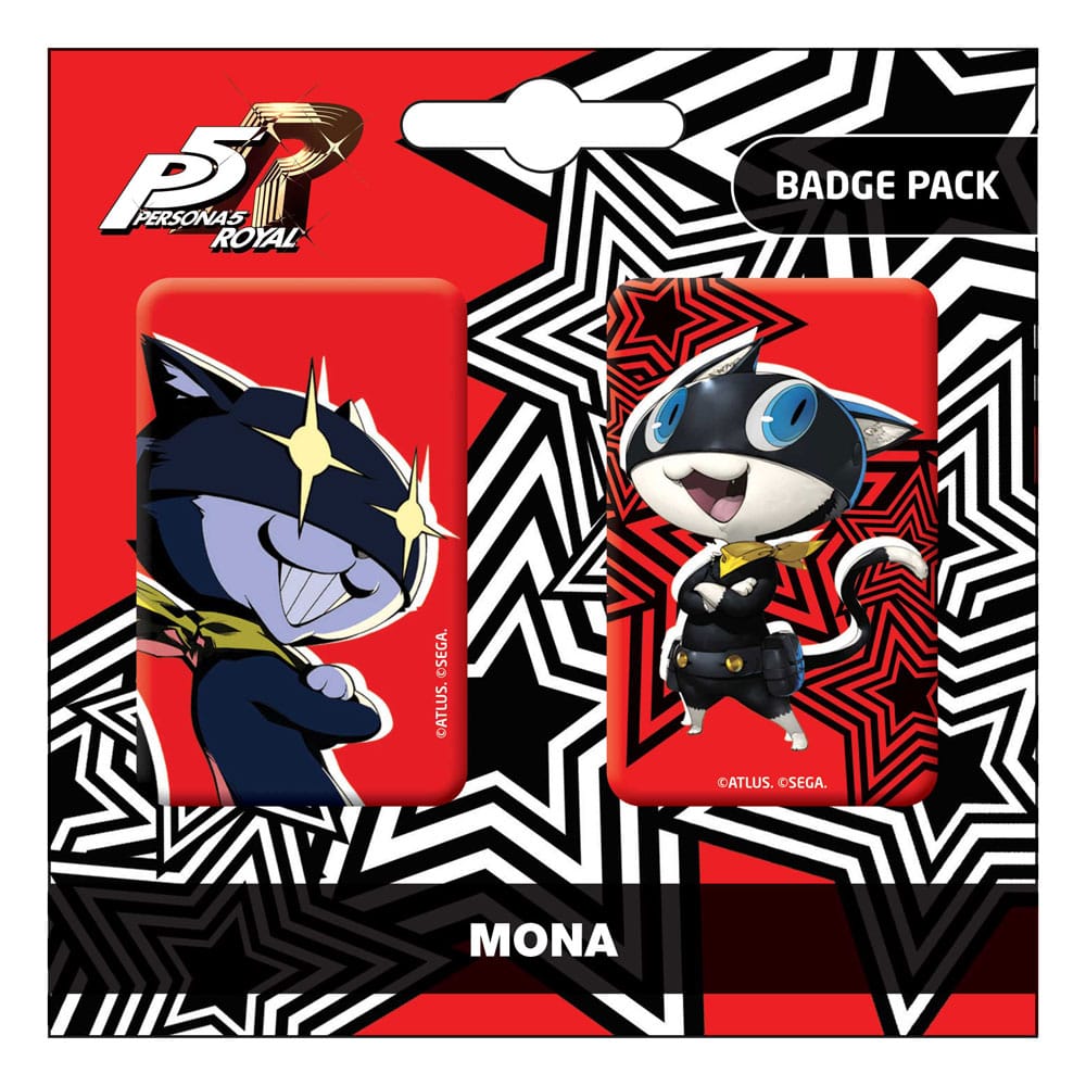 Persona 5 Royal Pin Badges 2-Pack Mona / Morgana