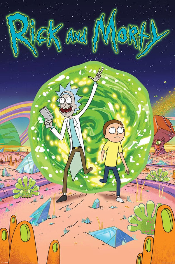 Rick and Morty Poster Pack Portal 61 x 91 cm (4)