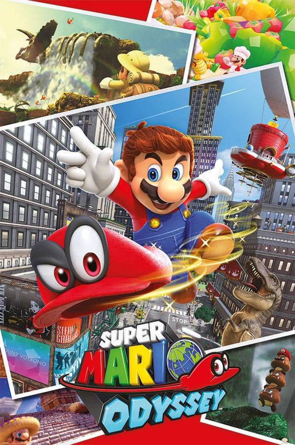 Super Mario Odyssey Poster Pack Collage 61 x 91 cm (4)