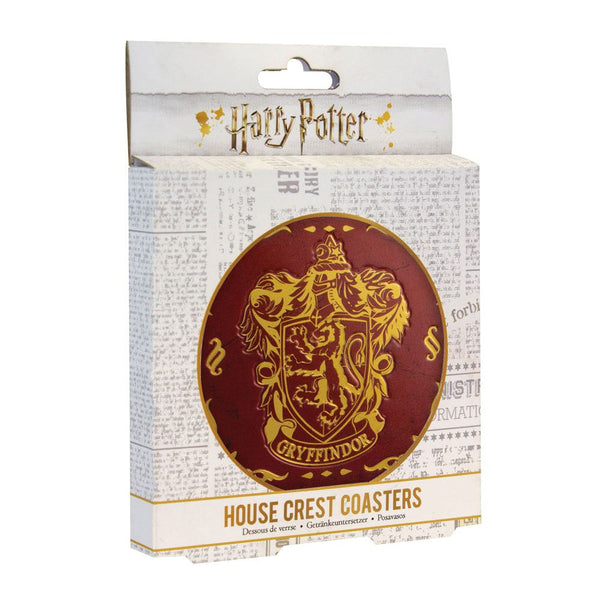 Harry Potter Coaster 4-Pack Houses Crests