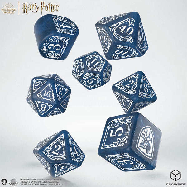 Harry Potter Dice Set Ravenclaw Modern Dice Set - Blue (7)