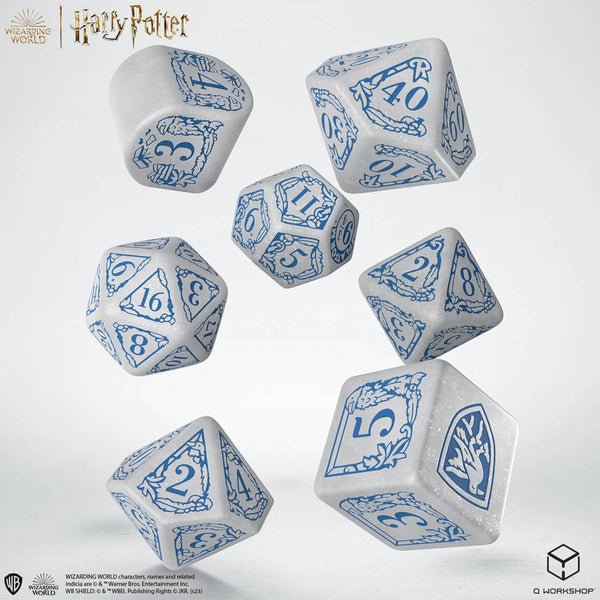 Harry Potter Dice Set Ravenclaw Modern Dice Set - White (7)