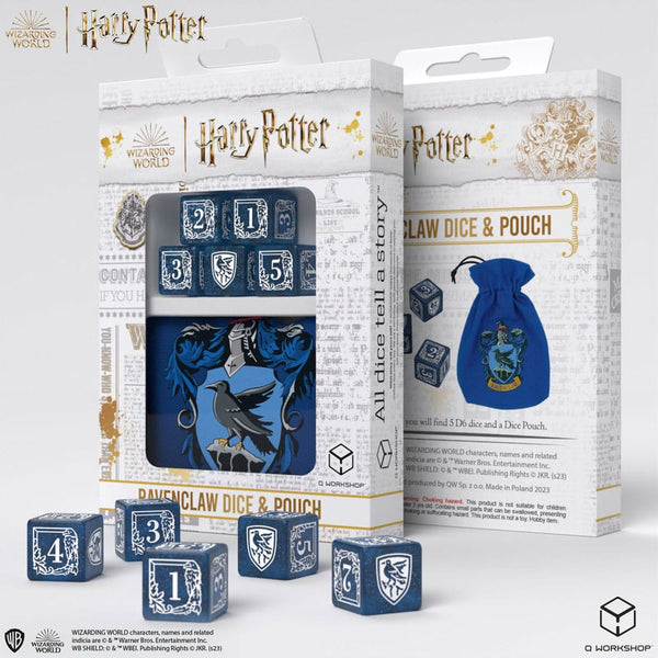 Harry Potter Dice Set Ravenclaw Dice & Pouch Set (5)