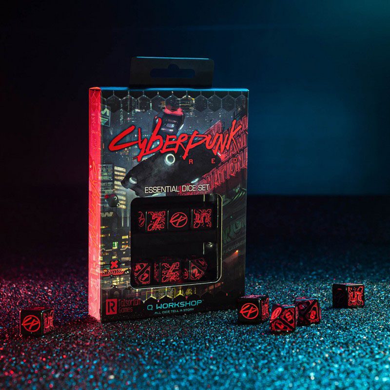 Cyberpunk Edition Dice Set Night City Essential (6)