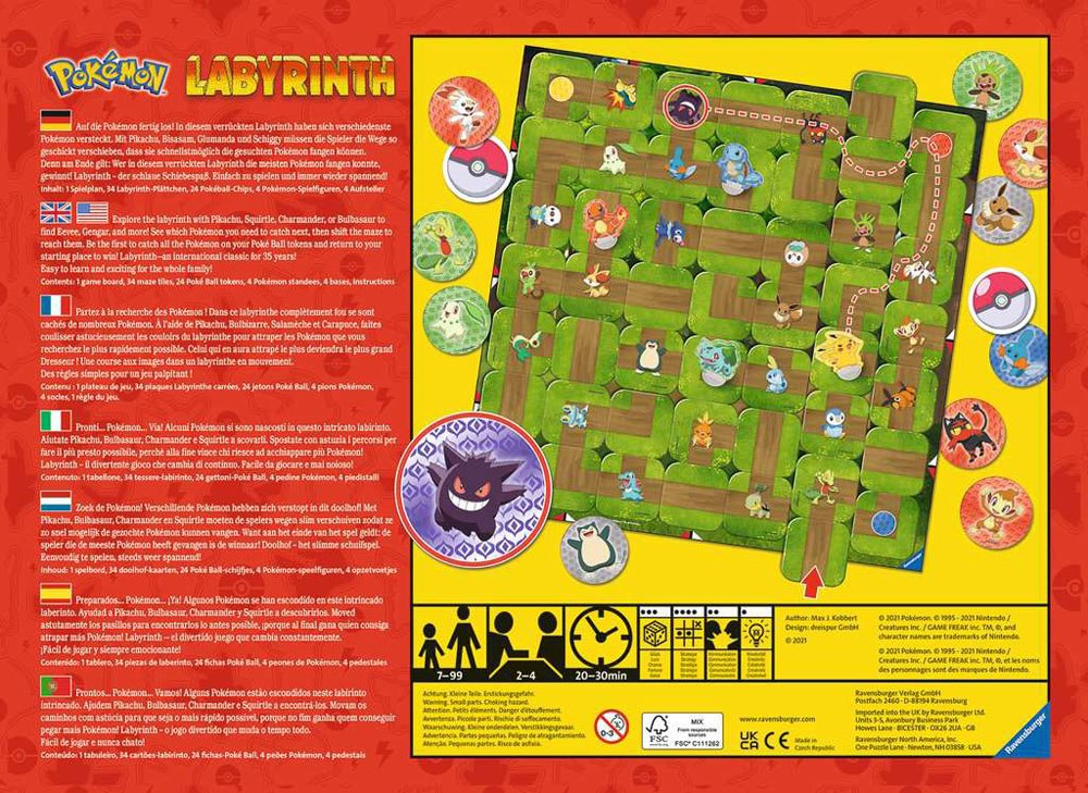 Pokémon Board Game Labyrinth