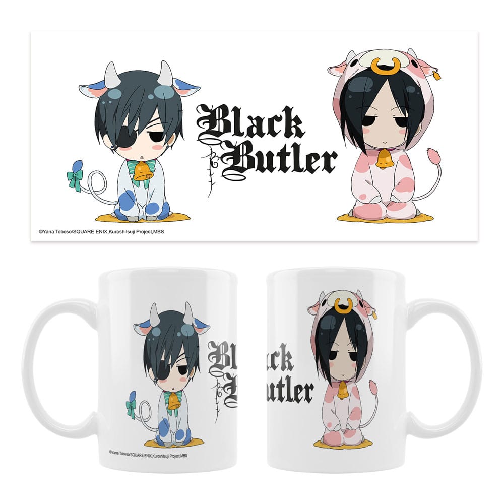 Black Butler Ceramic Mug Cow Costumes