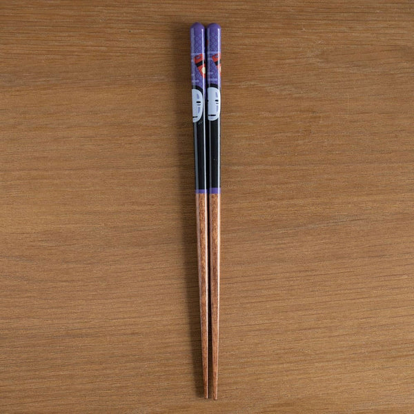 Studio Ghibli lacquered Chopsticks sketches Spirited Away No Face & Lantern 21 cm