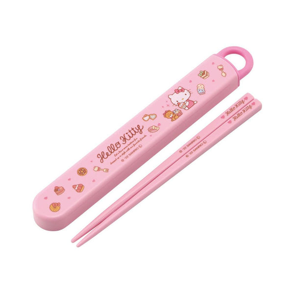 Hello Kitty Chopsticks with Box Sweety pink 16 cm