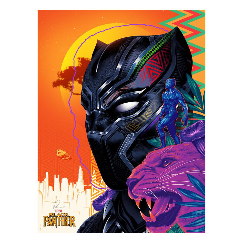 Marvel Art Print Black Panther: Long Live the King 46 x 61 cm - unframed