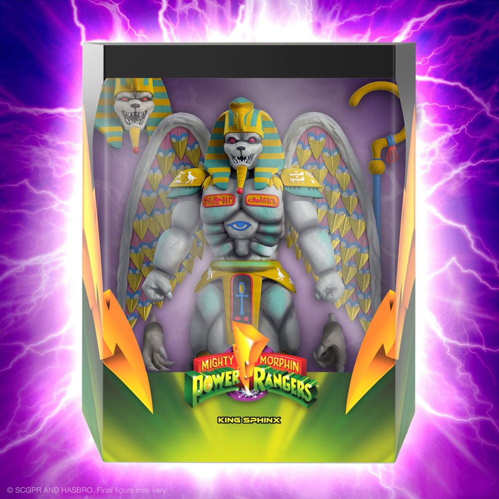 Mighty Morphin Power Rangers Ultimates Action Figure King Sphinx 20 cm