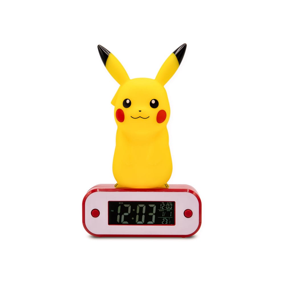 Pokémon Alarm Clock with Light Pikachu 18 cm