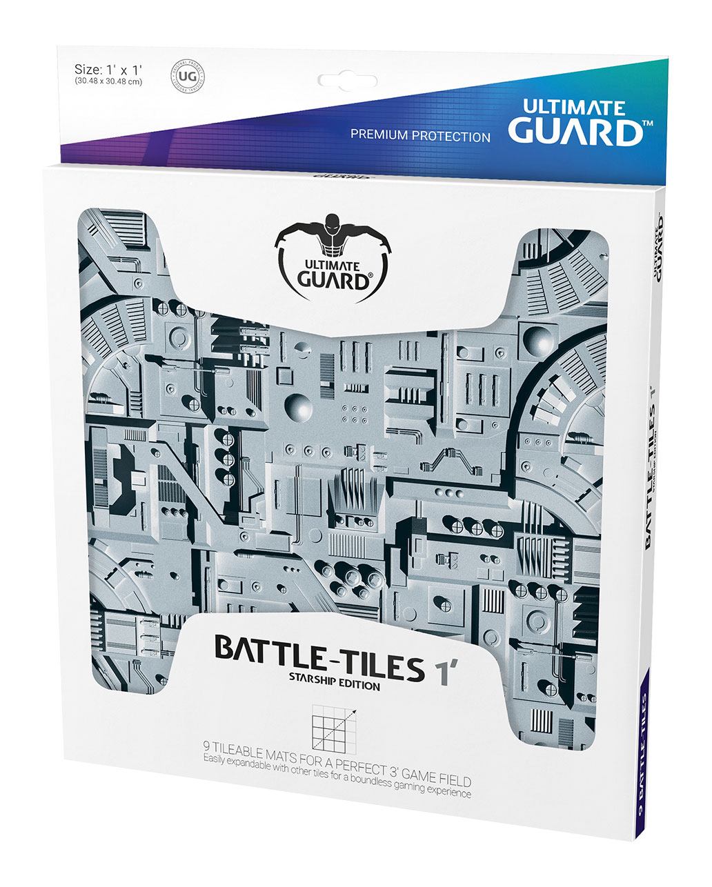 Ultimate Guard Battle-Tiles 1' Starship 30 x 30 cm (9)